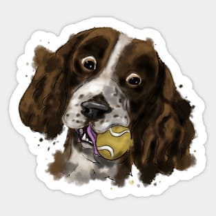 Funny English Springer Spaniel Sticker